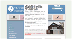 Desktop Screenshot of calvertonpractice.co.uk